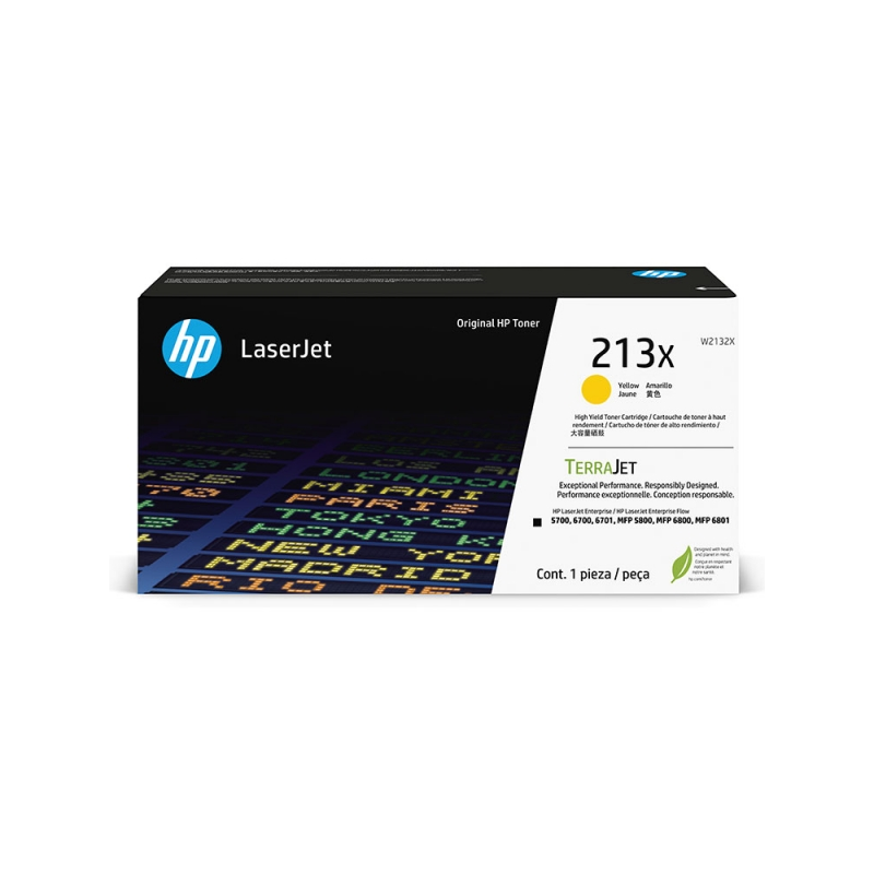 HP toner 213X Jaune (W2132X)