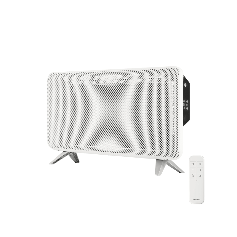 Chauffage au graphène Cecotec ReadyWarm 2000 - 1800 W - Température réglable - Minuterie - Arrêt automatique - Couverture