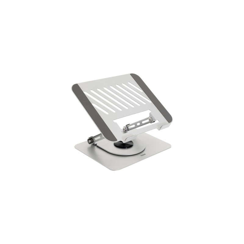 Support pour ordinateur portable Tooq PH-DAFNE-S - 11" à 17" - Acier - Rotation à 360° - Pliable et portable - Stable et