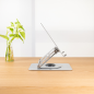 Support pour ordinateur portable Tooq PH-DAFNE-S - 11" à 17" - Acier - Rotation à 360° - Pliable et portable - Stable et