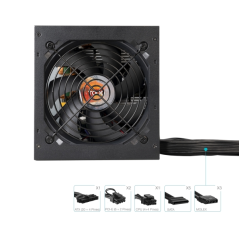 Alimentation Tooq Helios ATX 650 W APFC 80+ Bronze - Noir