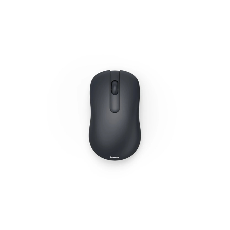 Souris optique sans fil Hama WM-100 : 1 200 dpi, 3 boutons, USB-A RF 2,4 GHz, silencieuse, ambidextre, portée de 10 m