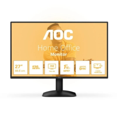 Moniteur AOC 27B31H 27" LED IPS Full HD 120 Hz - Temps de réponse 1 ms - HDMI, VGA - Compatible VESA 100 x 100 mm - Noir