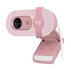 Webcam Logitech Brio 100 Full HD - 2 mégapixels - Antireflet - Rose