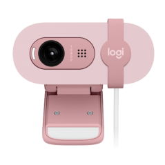 Webcam Logitech Brio 100 Full HD - 2 mégapixels - Antireflet - Rose