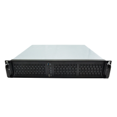 Unykach UK2129 2U 19" Rack Box - Tailles de disque prises en charge 2,5", 3,5" - Filtre anti-poussière avant - USB-A 2.0/3.0 et