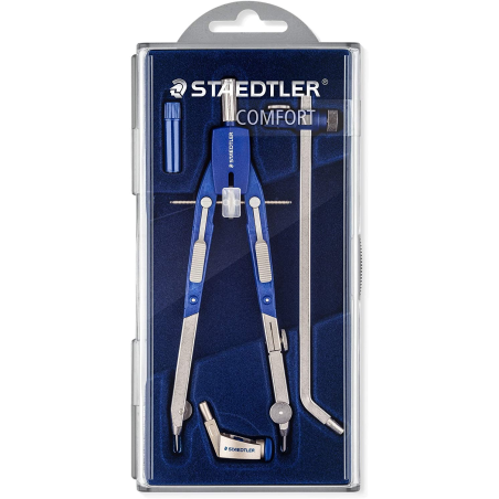 Staedtler Mars 552 02 Compas de Précision Pieds Articulés Réglage Rapi