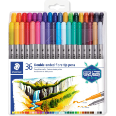 36 feutres double pointe Staedtler