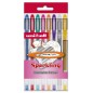 Stylos roller gel Uni-ball Signo Sparkling 1 mm - Étui de 8