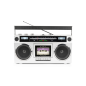 Radio cassette portable rétro Bigben Blaster - Radio FM - Puissance musicale 15 W - Bluetooth - Alimentation et piles