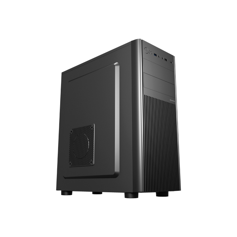 Boîtier ATX Unykach UK8026 - Tailles de disque prises en charge : 3,5 pouces, 2,5 pouces - USB-A 2.0, USB-A 3.0, USB-C, audio