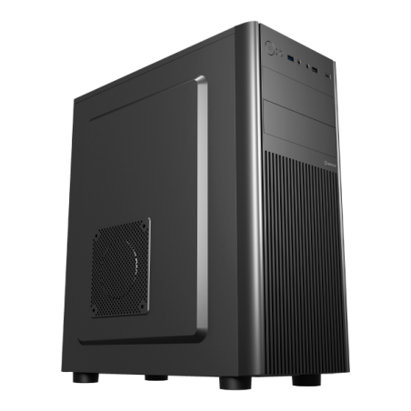 Boîtier ATX Unykach UK8026 - Tailles de disque prises en charge : 3,5 pouces, 2,5 pouces - USB-A 2.0, USB-A 3.0, USB-C, audio