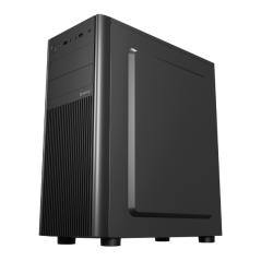 Boîtier ATX Unykach UK8026 - Tailles de disque prises en charge : 3,5 pouces, 2,5 pouces - USB-A 2.0, USB-A 3.0, USB-C, audio