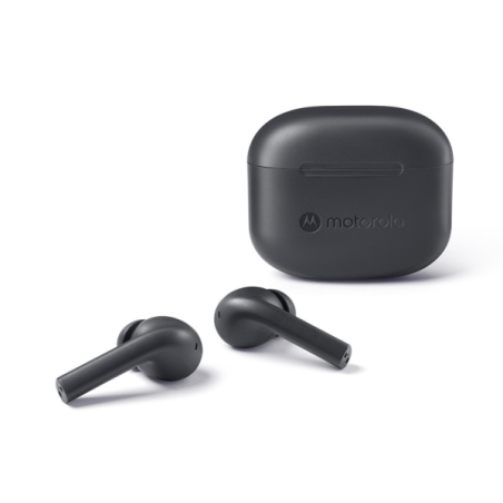 Écouteurs sans fil Motorola Moto Buds 065 - Bluetooth 5.3 - Jusqu'à 17 heures d'autonomie - Noir