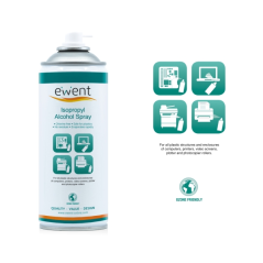 Spray d'alcool isopropylique Ewent 400 ml