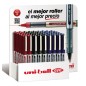 Stylo Uni-ball Eye Micro UB-150 0,5 mm - Lot de 54 - Présentoir