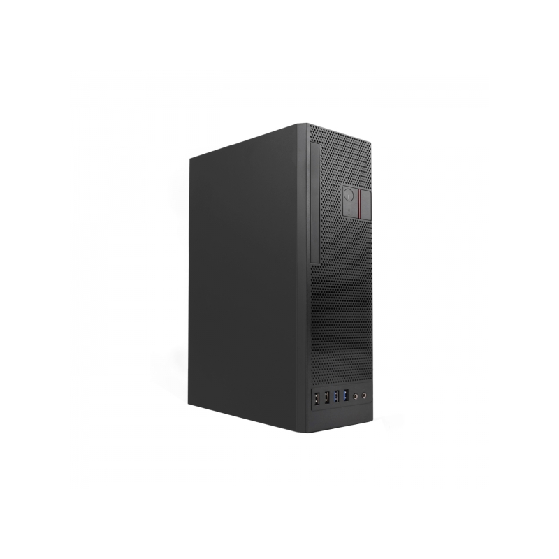 Boîtier PC Coolbox T360 avec alimentation 300 To - Micro ATX - Design compact - Alimentation incluse - Couleur noire