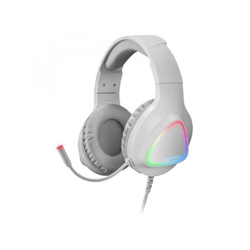 Casque de jeu Mars Gaming MH122 - Son Hi-Fi ultra-basses - Éclairage FRGB - Suppression passive du bruit - Compatibilité totale