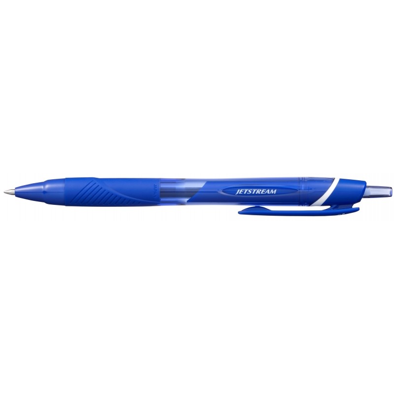 Stylos encre pigmentée Uni-ball JetStream 0,7 mm bleu x10 - Rétractable

