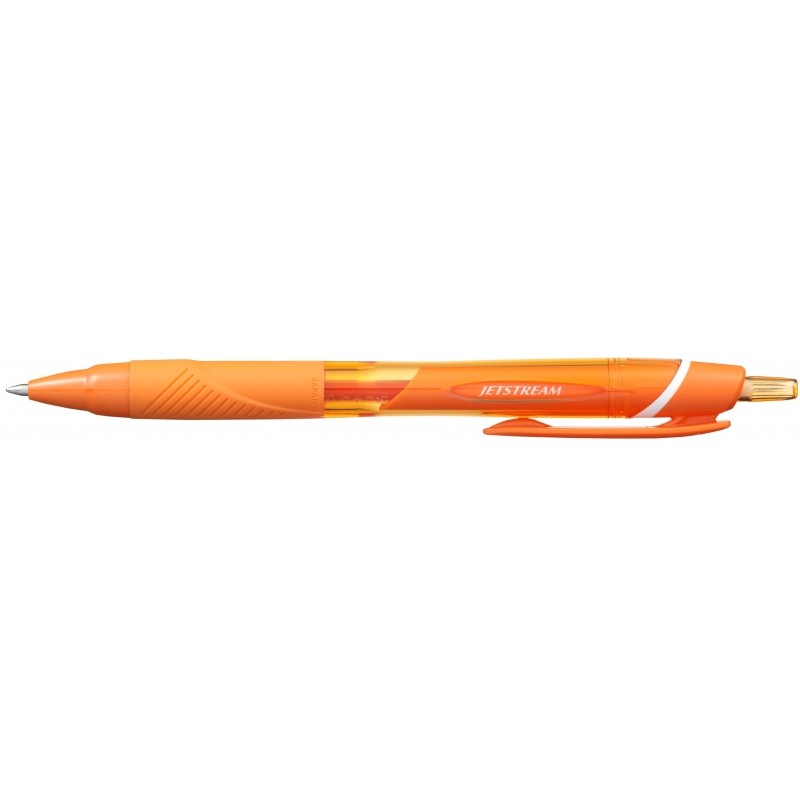 Stylo bille rétractable Uni-ball JetStream 0,7 mm orange x10