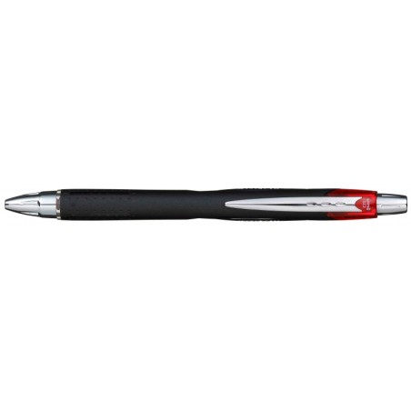Stylo bille rétractable Uni-ball JetStream 1mm rouge x12
