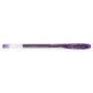 Stylo gel Uni-ball Signo UM-120 violet 0,7 mm - Lot de 12
