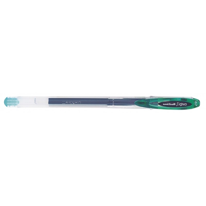 Stylo gel Uni-ball Signo UM-120 vert 0,7 mm - Lot de 12