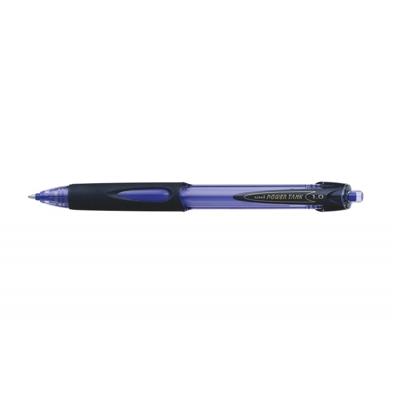 Stylo encre liquide Uni-ball Power Tank 1mm bleu x12 - Papeterie


