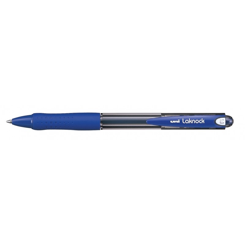 Stylo bille Uni-ball Laknock SN-100 bleu 1 mm - Lot de 12