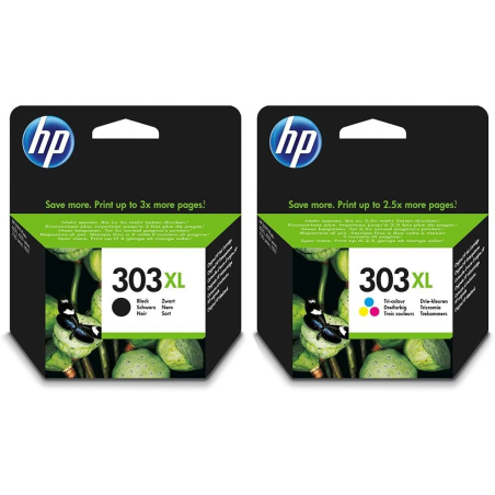 HP MultiPack 303 XL Noir / couleurs cartouches haute capacité