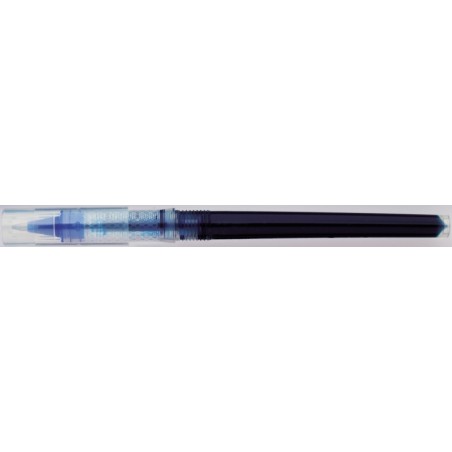 stylo bleu capuchon transparent Uniball