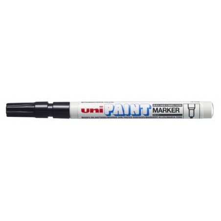✅ LOT de 12 Marqueur de peinture Uni-ball PX-21 - Marqueur de peinture - Pointe acrylique ogive 0,8-1,2 mm - Per en stock