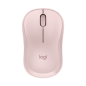 Souris Bluetooth silencieuse Logitech M240 - 3 boutons - Ambidextre - Rose