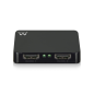 Duplicateur HDMI Ewent 1x2 - Résolution 4K à 30 Hz - Câble d'alimentation de 80 cm inclus - Indicateur LED - Noir