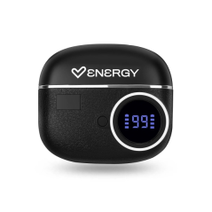 Écouteurs sans fil Energy System ChargeView TWS - Bluetooth 5.4 - Technologie véritablement sans fil - 20 h d'autonomie