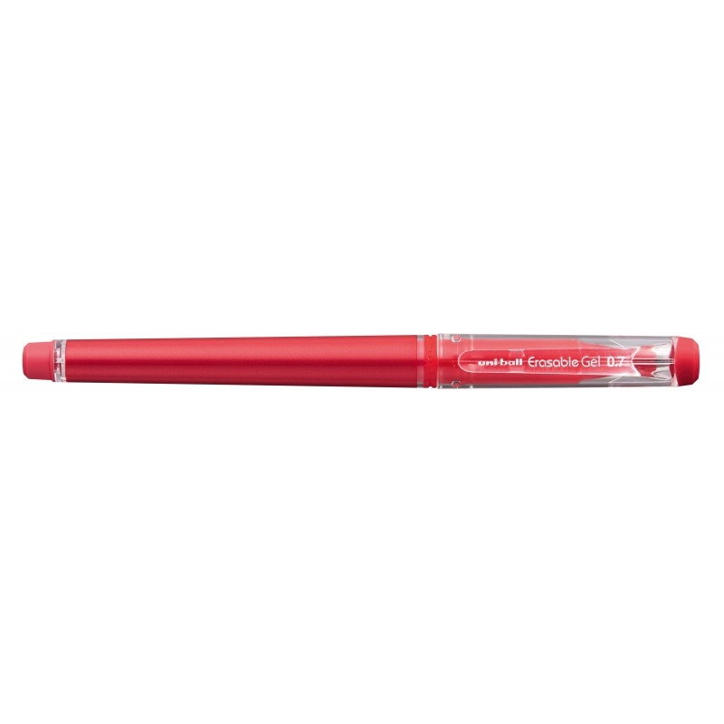 Roller Gel Effaçable Uni-ball UF-222 Rouge 0,7 mm - Lot de 12