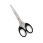 Ciseaux Rapesco Essential en acier inoxydable 16 cm - Poignées ergonomiques - Convient aux droitiers et aux gauchers - Noir