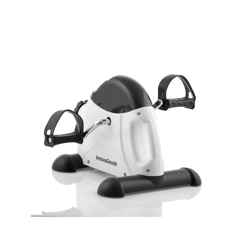Pédalier d'exercice stationnaire Innovagoods pour les jambes et les bras - Résistance réglable - Compteur LCD numérique - Usage