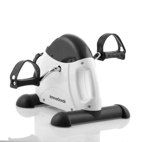 Pédalier d'exercice stationnaire Innovagoods pour les jambes et les bras - Résistance réglable - Compteur LCD numérique - Usage
