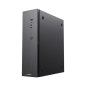 Boîtier tour Slim MicroATX Coolbox T370-BZ - Prise en charge des disques durs 2,5" - USB-A 3.2 Gen1, USB-C 3.2 Gen1 et audio HD