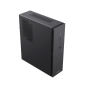 Boîtier tour Slim MicroATX Coolbox T370-BZ - Prise en charge des disques durs 2,5" - USB-A 3.2 Gen1, USB-C 3.2 Gen1 et audio HD
