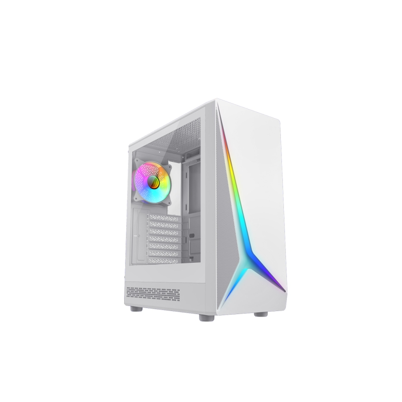 Boîtier tour Coolbox GA450 StarLight ATX, Micro ATX, Mini-ITX - Côtés en verre trempé - Disque dur 2,5" et 3,5" - USB-A 3.0