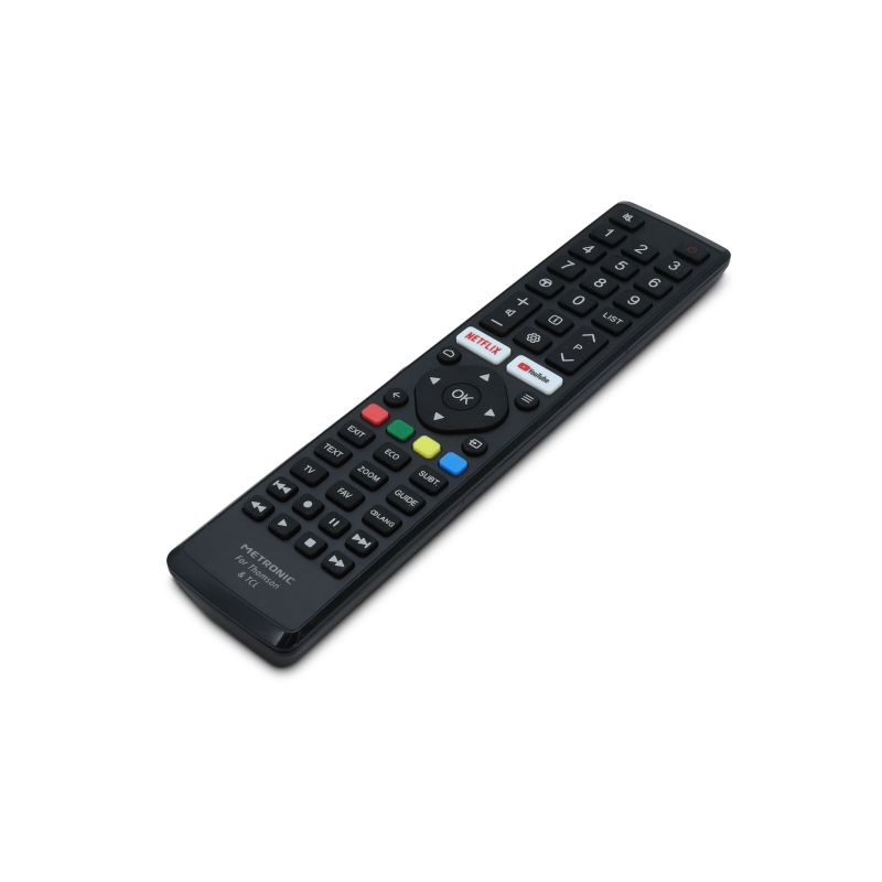 Télécommande Metronic compatible avec les téléviseurs Thomson TV TCL - Noir