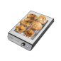 Grille-pain horizontal Cecotec Turbo Easy Toast en inox - 900 W - 3 résistances à quartz - 6 niveaux de brunissage - Rangement