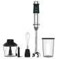 Mixeur plongeant Cecotec Power TitanBlack 1500 XL CreamandCrush - 1500 W - Lames en titane - Couvercle anti-éclaboussures