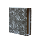 Couverture de classeur Bismark AZ - Carton doublé - Noir moucheté