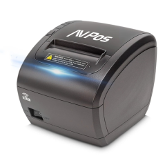 imprimante thermique compacte noire AVPos