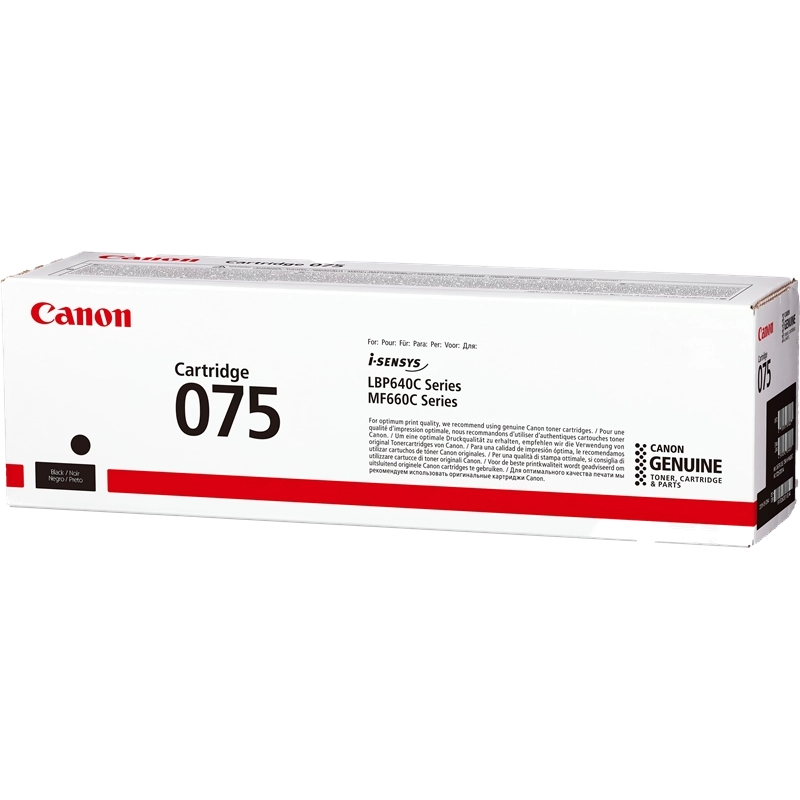 Cartouche toner noir Canon 075 d'origine 6365C002