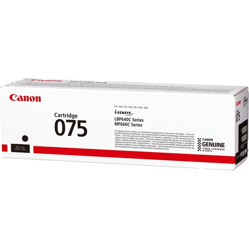 Cartouche toner noir Canon 075 d'origine 6365C002