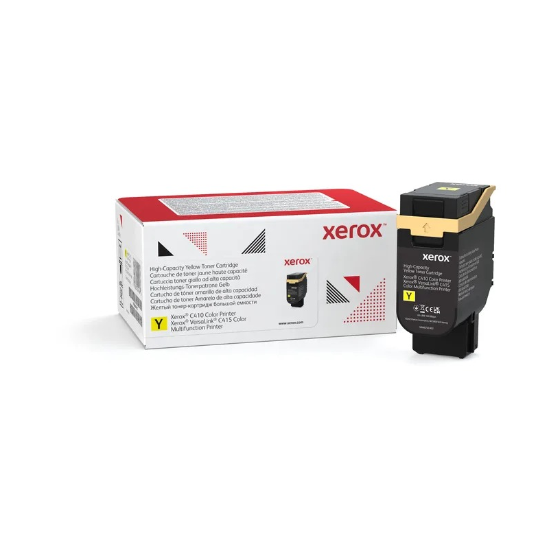 Toner jaune Xerox pour VersaLink C410/C415 d'origine 006R04688